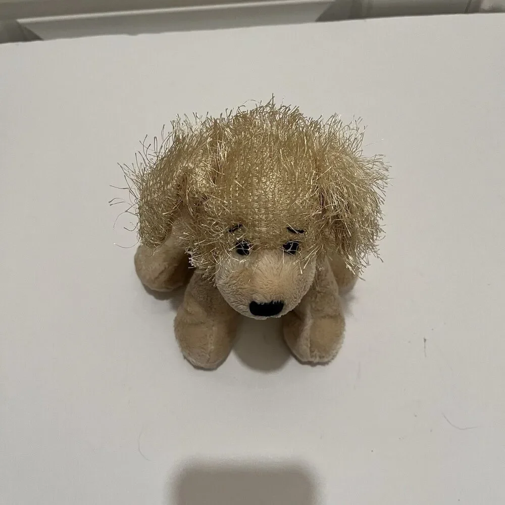 Webkinz Fuzzy Golden Retriever Puppy Dog Stuffed Animal Plush No Code Ganz